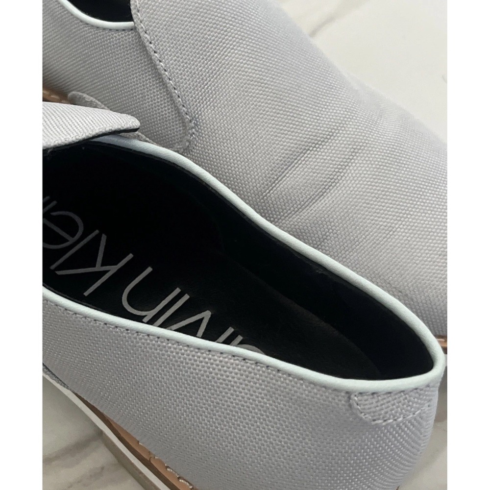 Calvin Klein Alfie Men's Gray Ballistic Loafer Dress Shoes Sz 8.5‎ - Picture 13 of 14